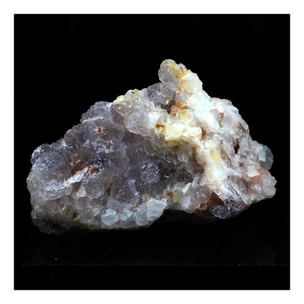 Sten og mineraler. Hæmatoid fluorit + kvarts. 177,0 øre. Maraval mine, Var, Frankrig.