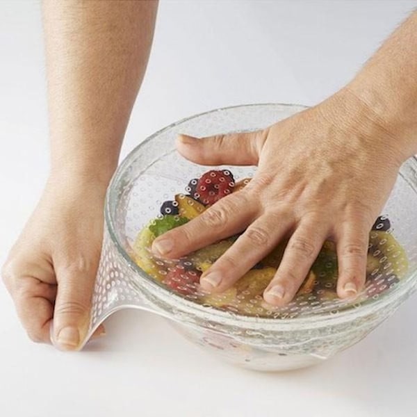 6 töjbara förvaringslock Transparent