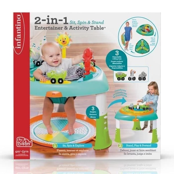 INFANTINO Modulaarinen aktiivisuustaulukko 2 in 1