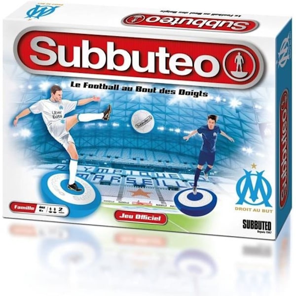 MEGABLEU virallinen peli Subbuteo Olympique de Marseille Flerfärgad