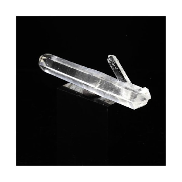 Sten og mineraler. Dobbelt-termineret kvarts. 16,5 ct. Freney d'Oisans, Bourg d'Oisans, Frankrig.