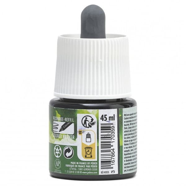 Vesiväri - PEBEO - Colorex - 45 ml - Sammalenvihreä - Yhdistetty Moss grön
