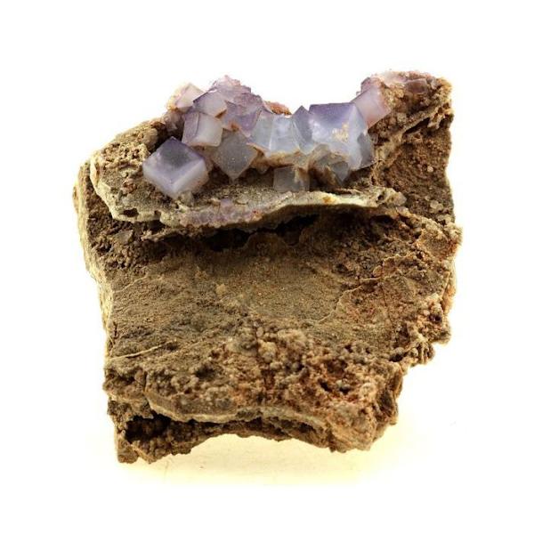 Sten og mineraler. Fluorit. 354,5 øre. Mont-Roc, Tarn, Frankrig.