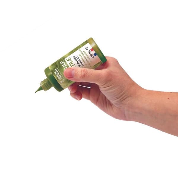 Textilfärg 100 ml slips- och stanseffekt - khakigrön Grön