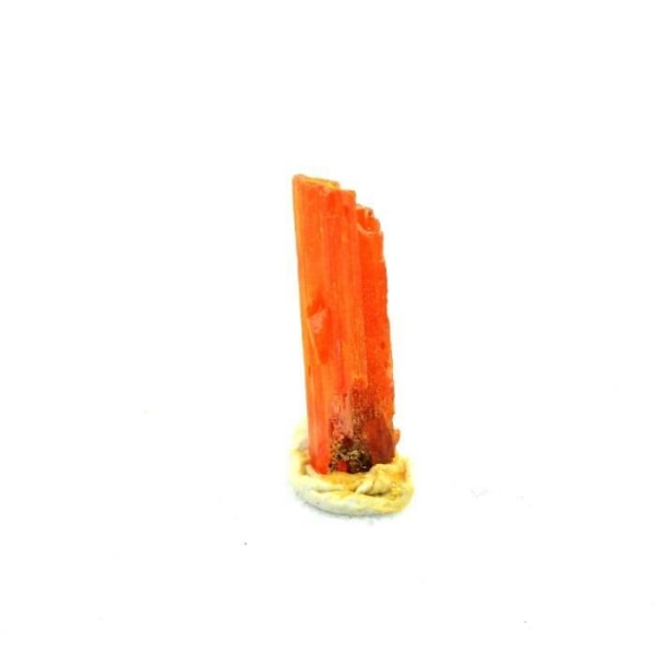 Sten og mineraler. Crocoite. 1,17 ct. Adelaide Mine, Dundas, Tasmanien, Australien.