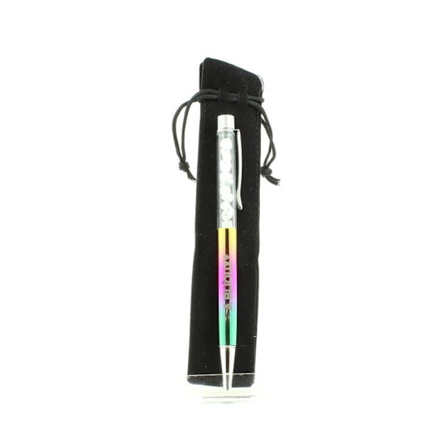 Sten og mineraler. Howlit mineral pen fra USA. Flerfarvet farve. Flerfärgad