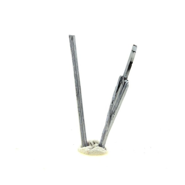 Stenar och mineraler - ABIJOUX - Stibite (2st) - 3,90 ct - Wuning Mine, Jiujiang, Jiangxi, Kina