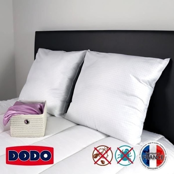 DODO -sarja 2 Total Protect -tyynyä 65x65 cm valkoinen Vit