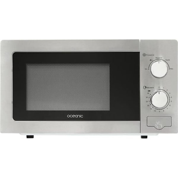 Monfunktion mikroovn OCEANIC MO20S Sølv L45x H24 x D32,1 cm 20L