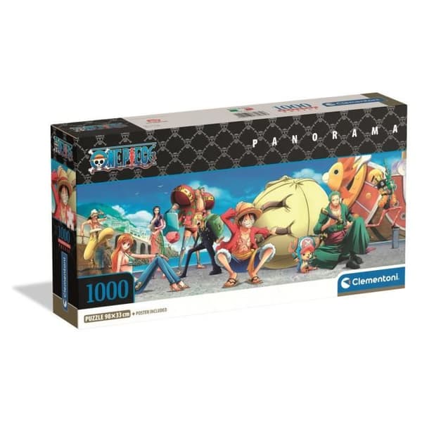 CLEMENTONI - Kompakti 1000 palasta Panorama - One Piece