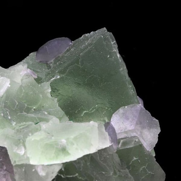 Sten og mineraler. Fluorit. 1540,0 øre. Hunan, Kina.