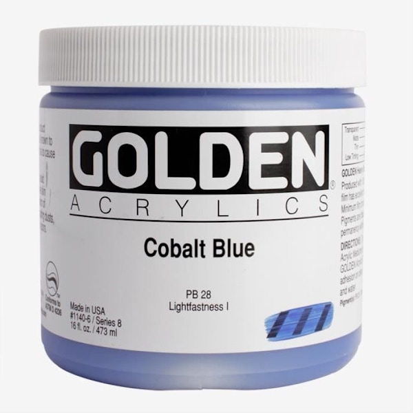Gyllene: Heavy Body Akrylfärg: 473ml: Koboltblå