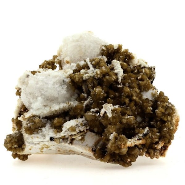 Analcime + Siderite 2245,0 karat Flerfärgad