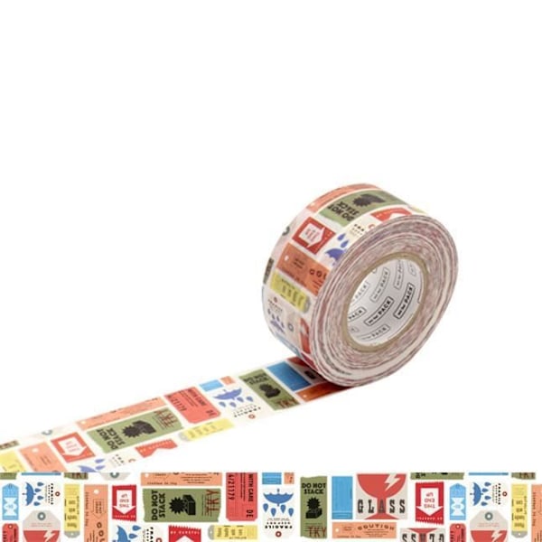 Maskeringstejp MT 2,5 cm PACK-etiketter - skötsellapp Multicolor - Assort.