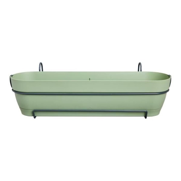 Elho Vibia Campana Balkon Allin1 70 - Grøn - L 70 x B 26 x H 17 cm - Altan - 100% genbrugt Grön