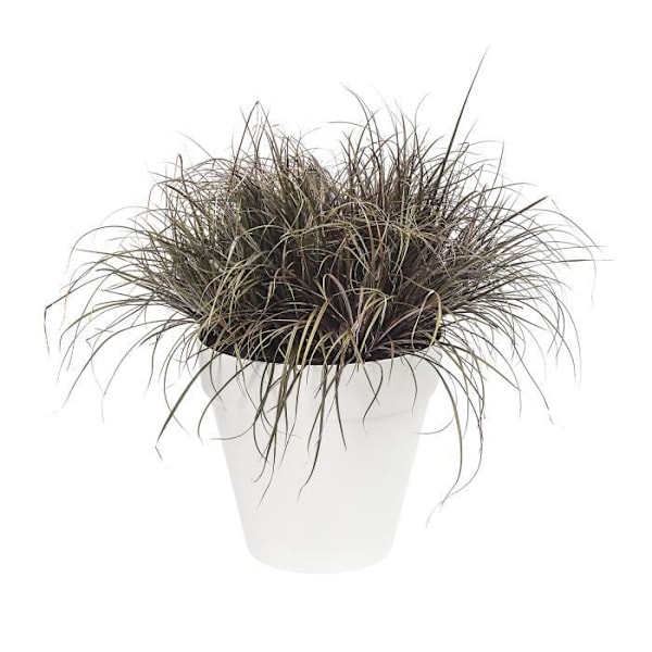 ELHO Rund urtepotte med hjul Loft Urban - Ø 40 cm - Hvid Vit