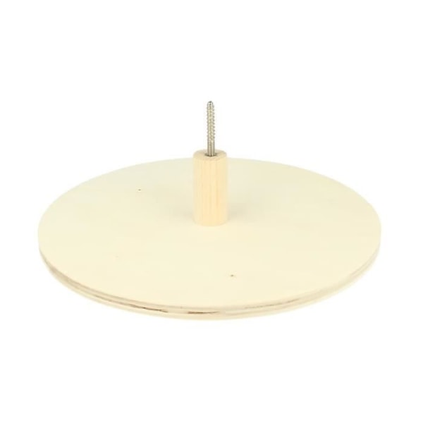 Klädkrok - Artémio - Rund - Trä - 20x5cm - Beige Beige