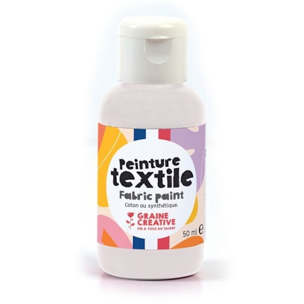Textilfärg 50 ml - vit Vit