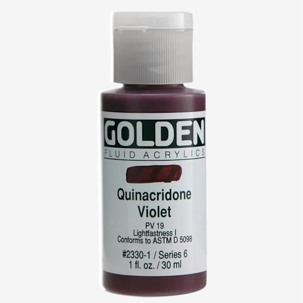 Golden : Neste Akryylimaali : 30ml (1oz) : Quinakridonivioletti