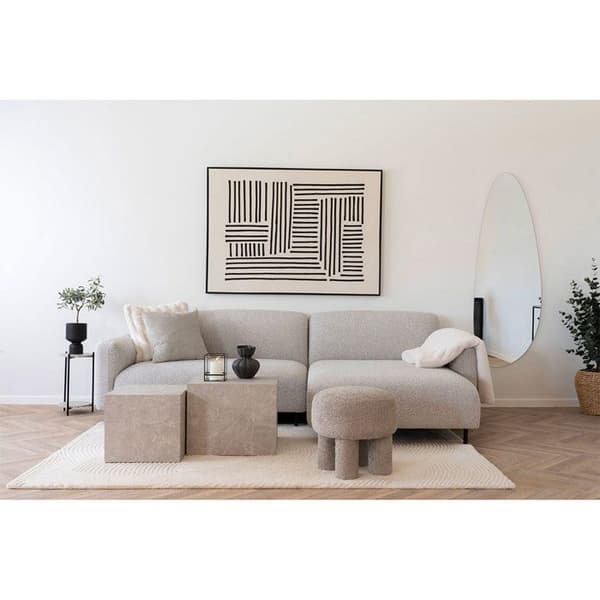 Kobepude sand 45 x 45 cm beige