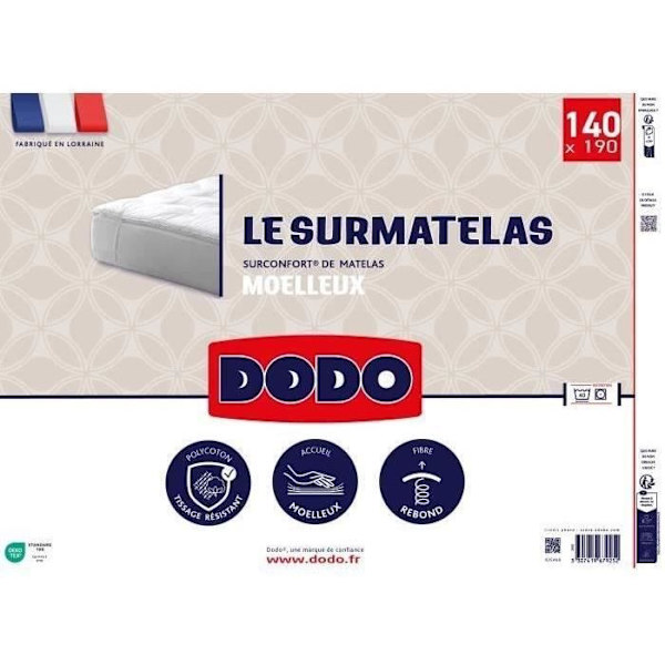 DODO patja - 140x190 cm Vit
