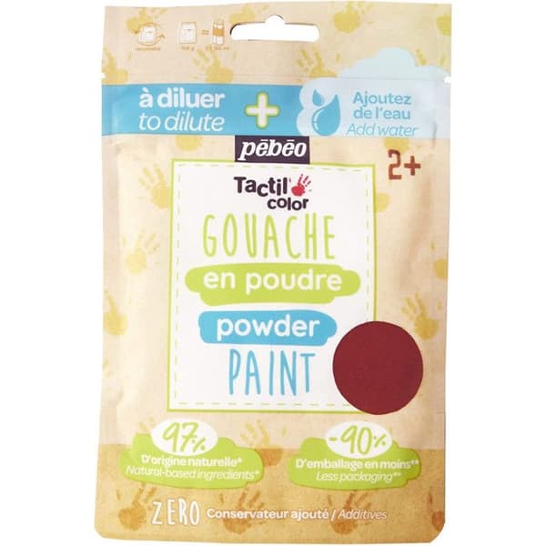Pulvergouache - PEBEO - Brun - För barn från 2 år brun