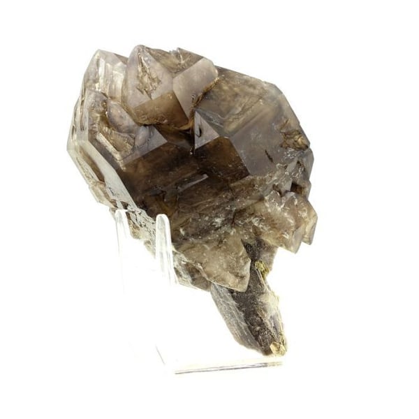 Sten og mineraler. Røget scepterkvarts (1,9 kg). 9482,0 ct. Minas Gerais, Brasilien. kastanj