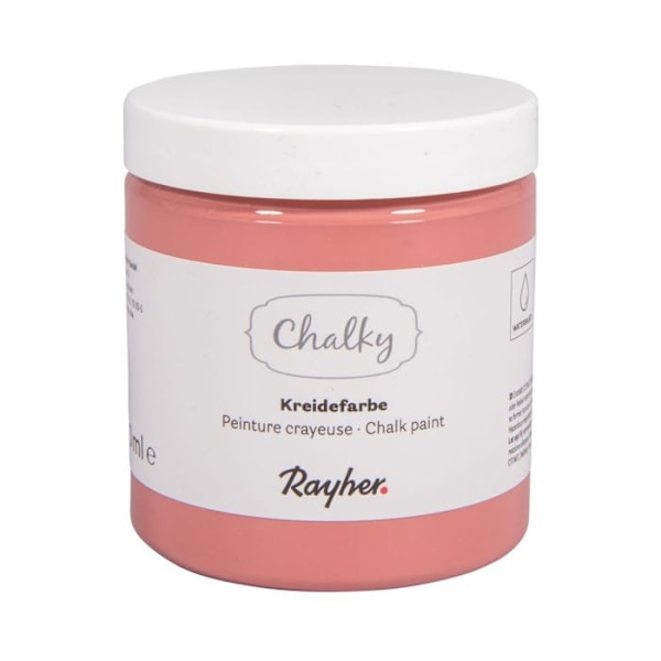 Tile Red Chalk Paint - Kalkkimainen pinta - 230 ml Röd