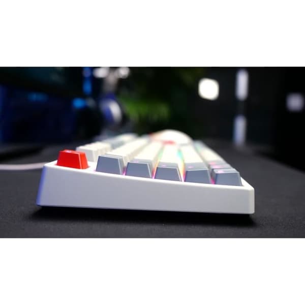 Gaming mekanisk keyboard - CHERRY XTRFY K4V2 RGB TKL RETRO - TKL format - RGB belysning - Sort
