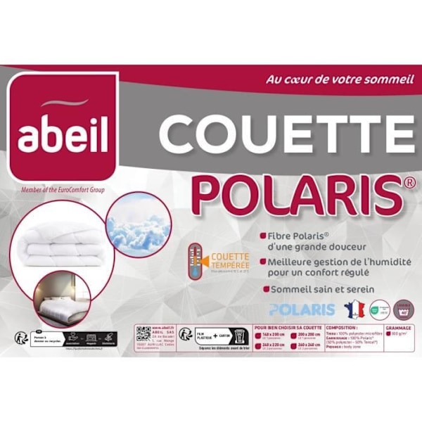 ABEIL Polaris® tempererat täcke 220 x 240 cm