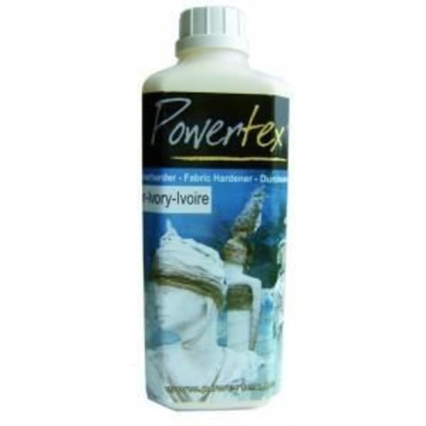 Solidificerende Stof - Powertex - Elfenben - 500 gr - Hvid - Voksen - Unisex