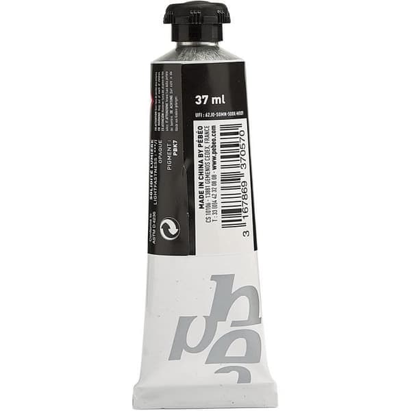 Rör 37 ml oljefärg XL Intensiv svart