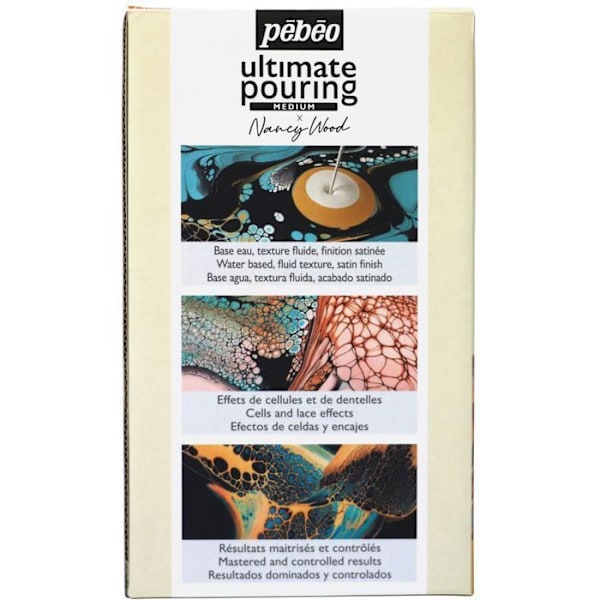 Æske - Ultimate Pouring Medium - Pébéo x Nancy Wood - 250 ml Flerfärgad