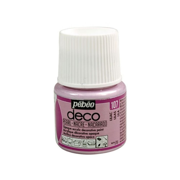 Akryylimaali - Pébéo - P.BO Déco helmi - Antiikki helmiäinen - 45ml - Mattapinta antik pärlemor