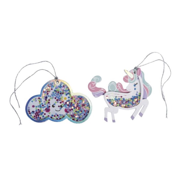 Nyckelring "Magical", 7,5 - 9 x 5,8 - 6,2cm, 4 stycken Flerfärgad