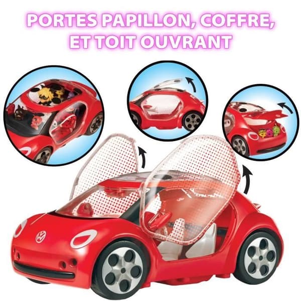 Ihmeellinen leppäkerttuauto - Leppäkertun Volkswagen e-Beetle - Bandai Röd