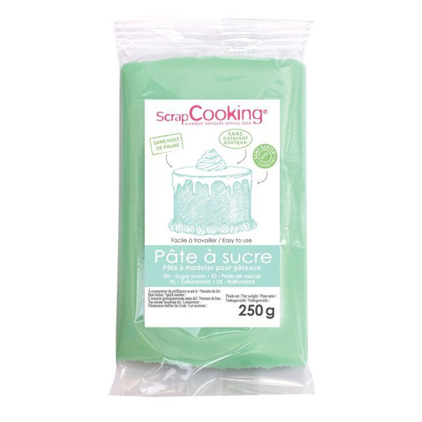 Vattenmelon sockerpasta - 250 g Grön