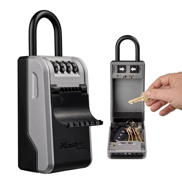 Masterlock sikkerhedsskab Nøgleboks 5480EURD L format