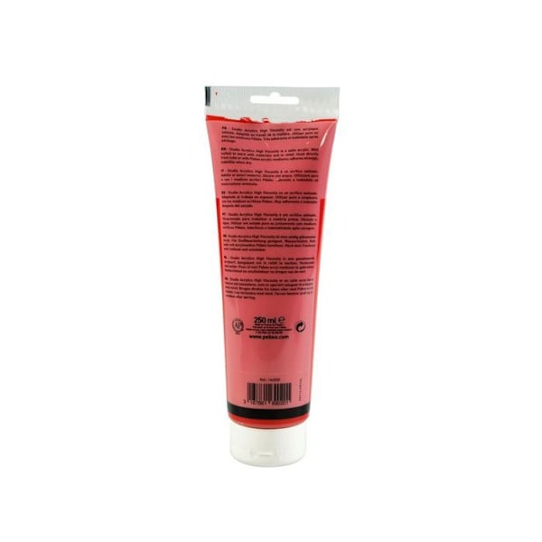Akryl - Pébéo - 169020 - Karamel Quinacridone - 250 ml - Satiné Kvinn röd Quinacridone