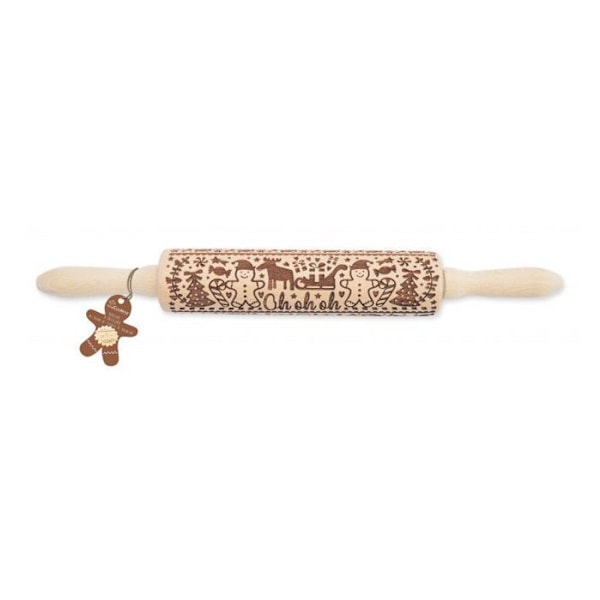 Piparkakkumiehen kaulin 39 cm Beige
