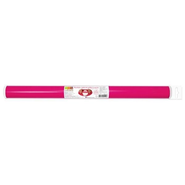 Utjämningsrulle för sockerpasta 38 cm Rosa