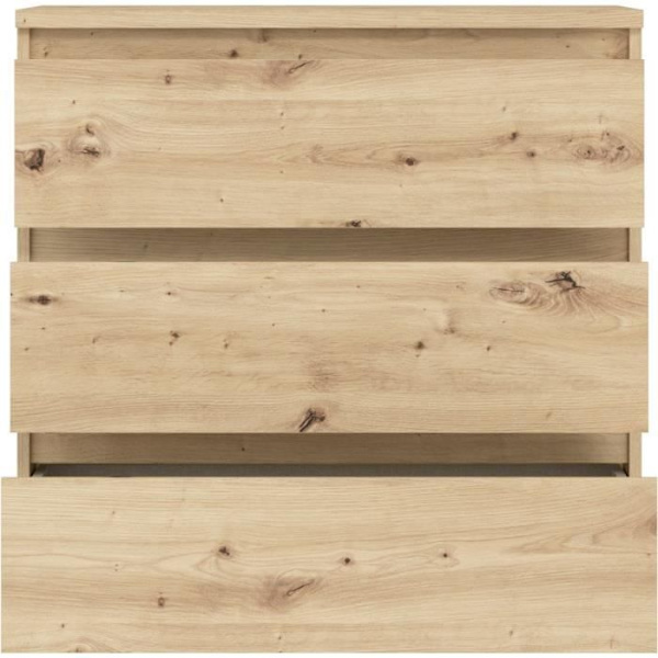 CHELSEA kommode 3 skuffer - L 77,2 x D 42 x H 79,9 cm - Artisan eg indretning hantverkare ek