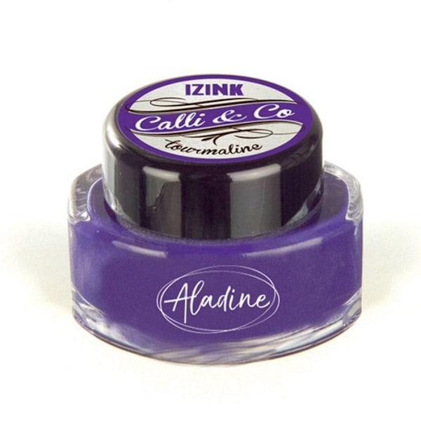 Kalligrafi blæk - ALADINE - Turmalin - 15 ml - Blandbare farver - Stabil overfor lys Turmalin