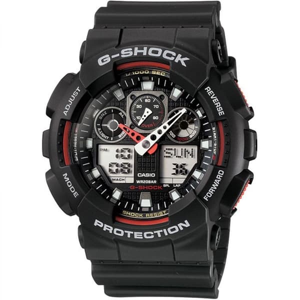 CASIO G-Shock GA-100-1A4ER kvartsikello Svart