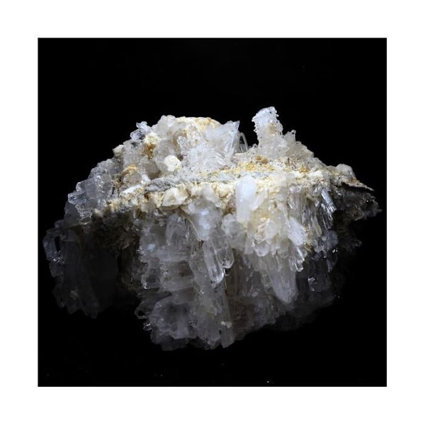 Ame Quartz (faden quartz) + Calcite 444,5 karat