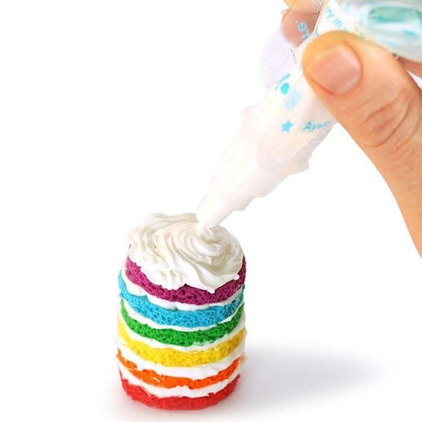 Rainbow Cake Fimo -luomissalkku ja tarvikkeet Flerfärgad