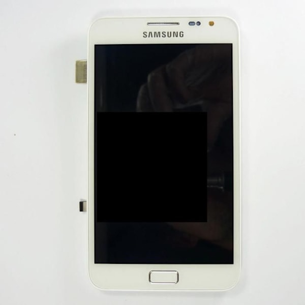 Alkuperäinen LCD-tuntu näyttö Samsung Galaxy Note N7000 valkoinen runko. Vit