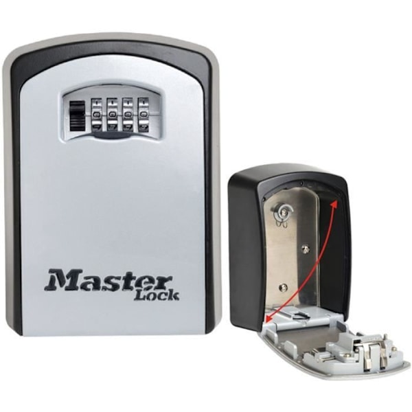 Sikkerhedsskab Masterlock Nøgleboks 5403EURD XL-format Grå