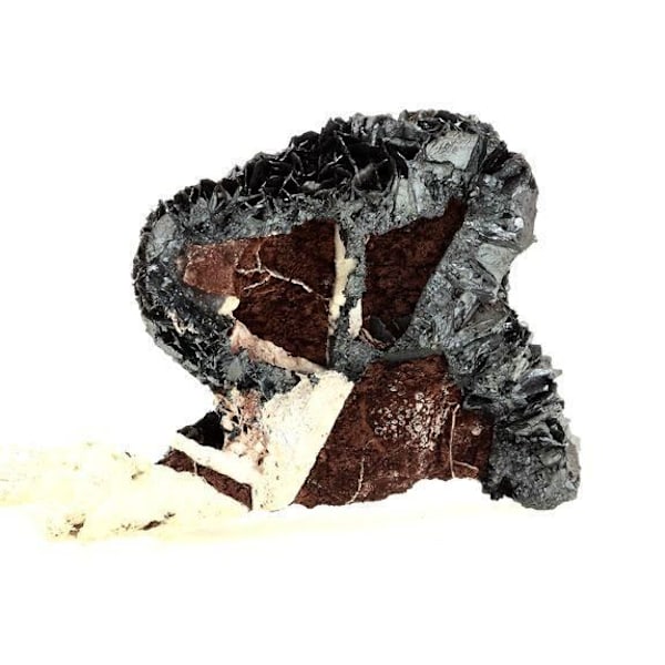 Pierre - ABIJOUX - Hématite - 770,0 ct - Musta - Aitoisuuden todistus