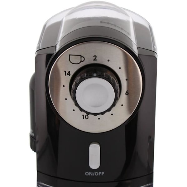 Melitta Molino elektrisk kaffekvarn - Svart - 17 malningsgrader - 2 års garanti Svart